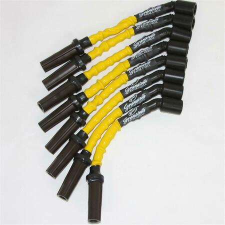 GRANATELLI MOTOR SPORTS High Temperature Yellow Spark Plug Wires 28-1545HTY